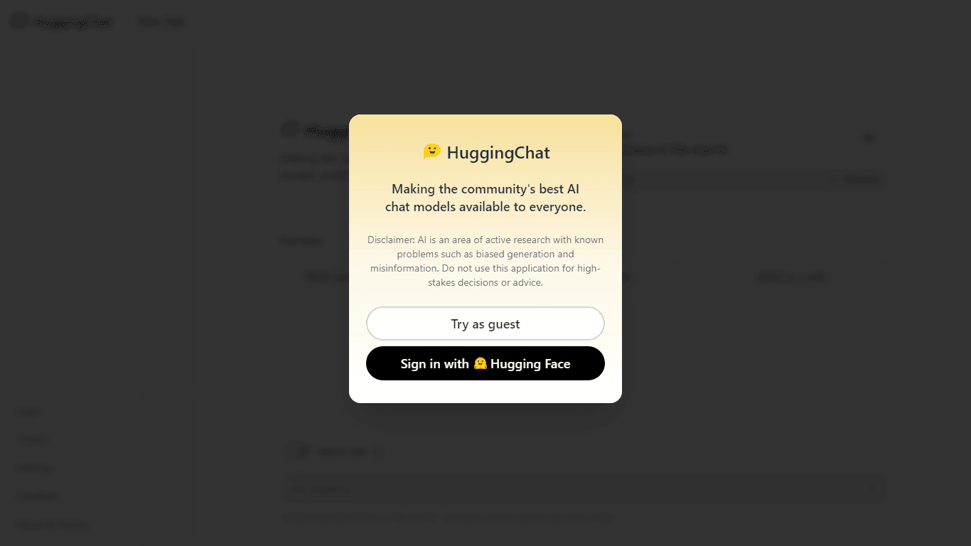 HuggingChat