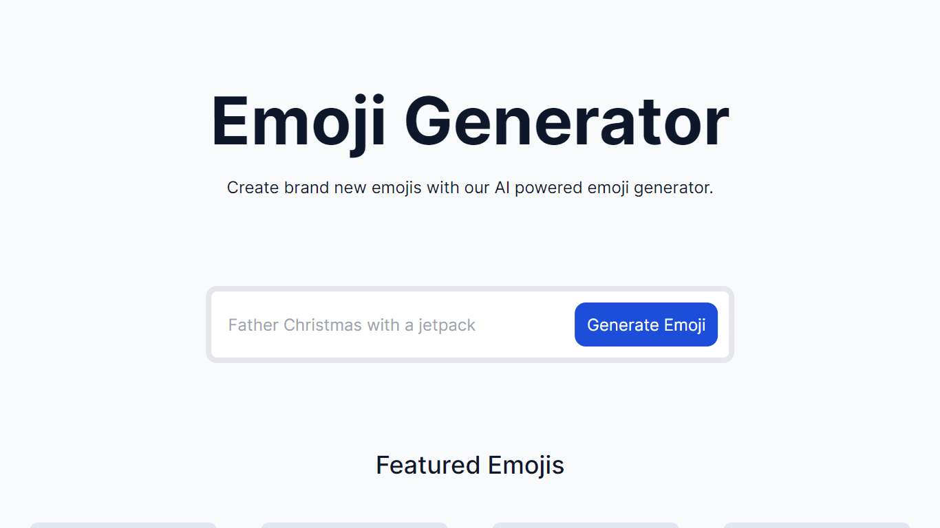 Emoji Generator