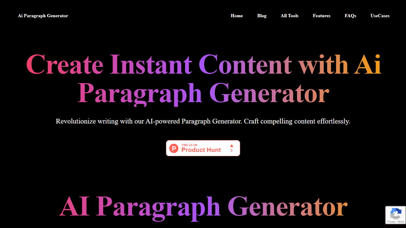 Ai Paragraph Generator 