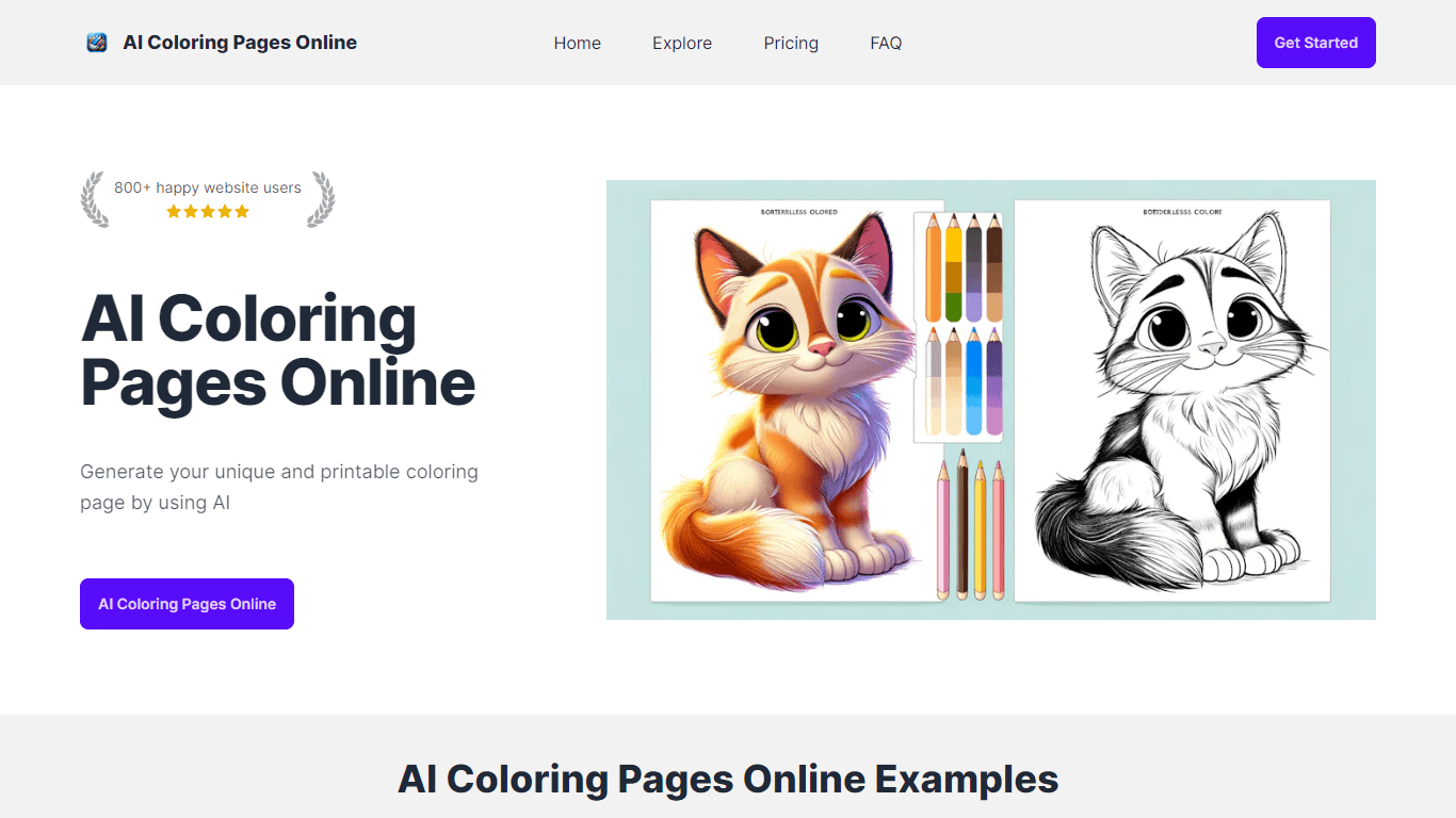 AI Coloring Pages 