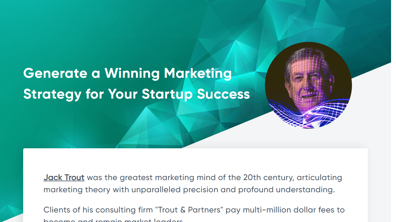 Startup Marketing Strategy AI Generator